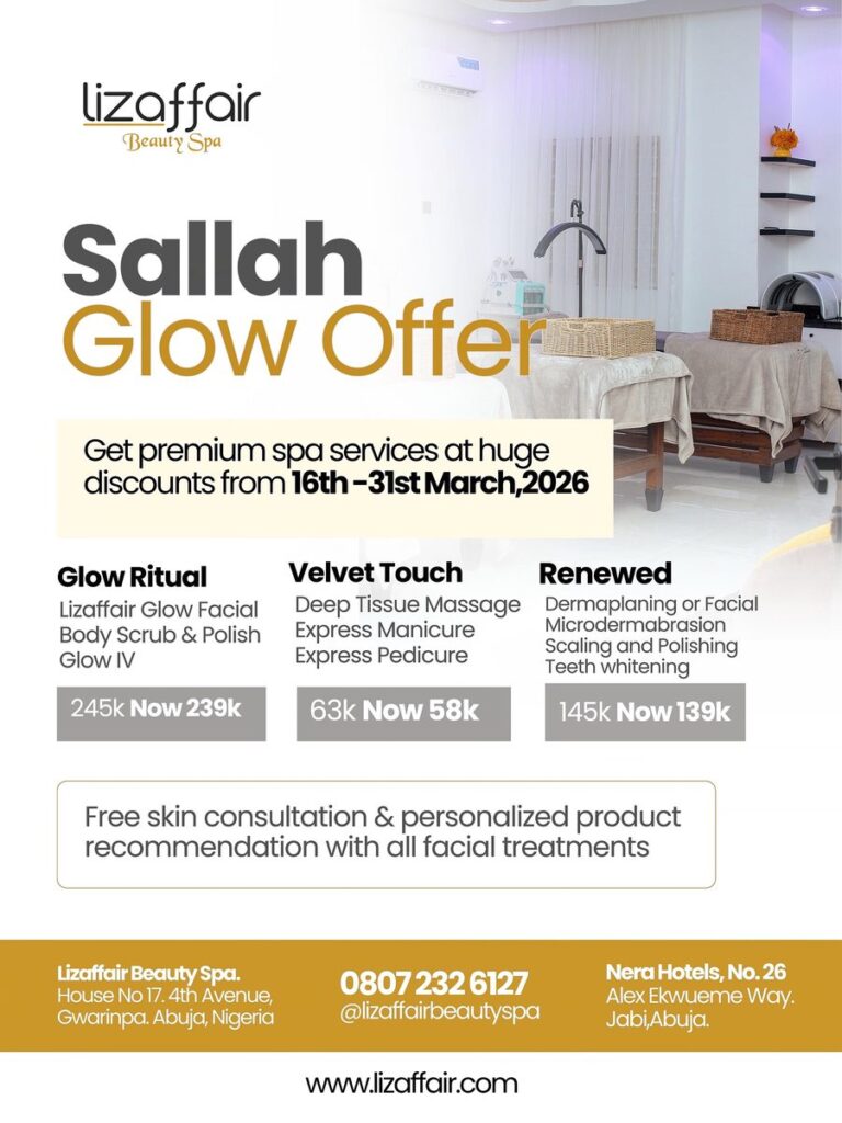 Lizaffair Sallah glow offer flyer